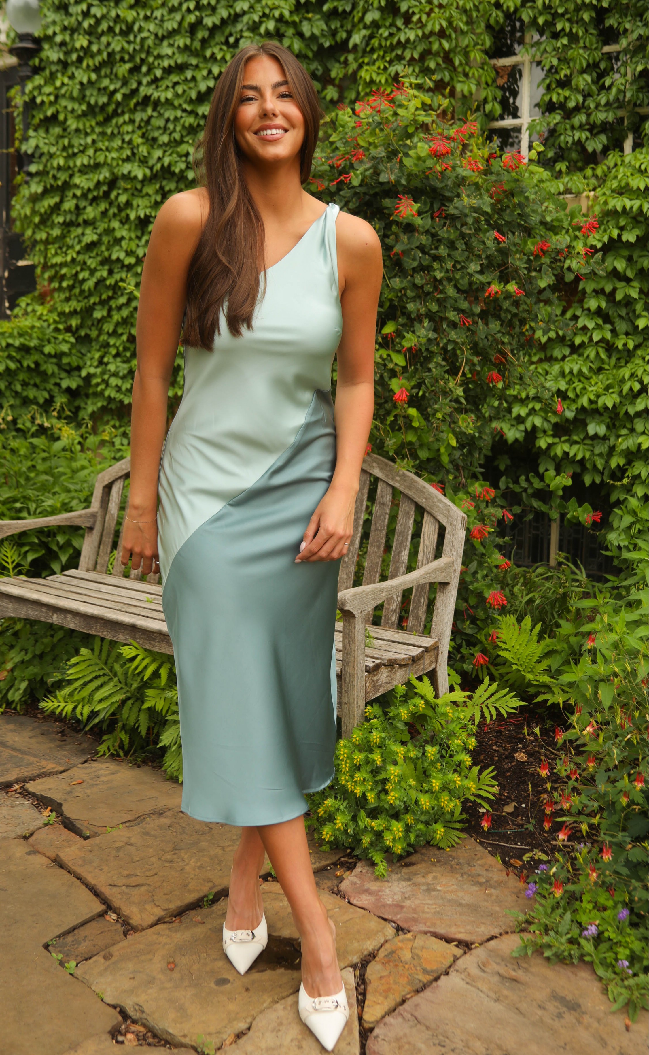 sage soiree maxi dress